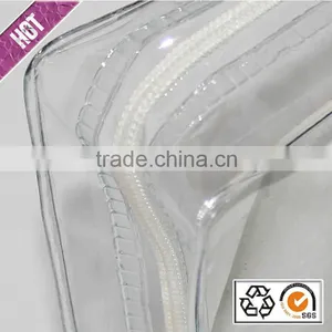 Fashion Cheap Cosmetic PVC Bags Waterproof Heat Pressing Clear PVC Zipper Bag Customized Logo Dry Bags thumbnail-5