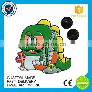 OEM Custom Animal Soft Enamel Metal Lapel Pins thumbnail-1
