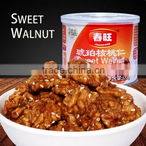 Cheap Chinese High Quality Snack Canned Food Sweet Walnut Kernel 120g thumbnail-1