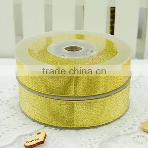 China Factory Directly Sale High Quality Glitter Ribbon thumbnail-4