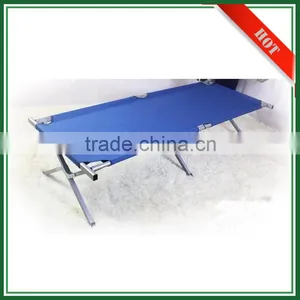 OEM Wholesale Lightweight Metal Cot Military Camping Folding Bed thumbnail-2