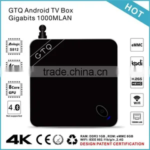 GTQ 1gb 8gb Android tv Box Quad Core Smart tv Box Android 4.4 thumbnail-1