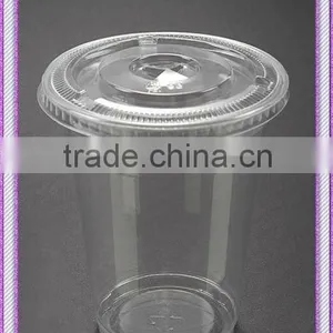 Clear Disposable 16oz Beverage Cup With Lid thumbnail-1