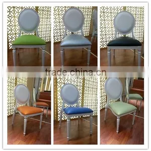 Hotel Furniture Wholesale Luxury Aluminum Dining Ghost Chairs Louis Wedding Stacking Banquet Chair thumbnail-6