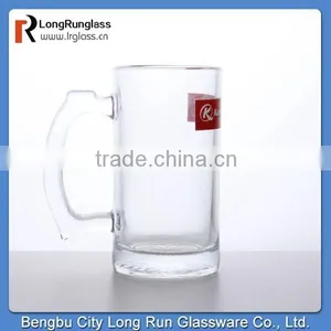 LongRun 370ml Wholesale Round Bottom Custom Sprinting Heavy Beer Mug thumbnail-1