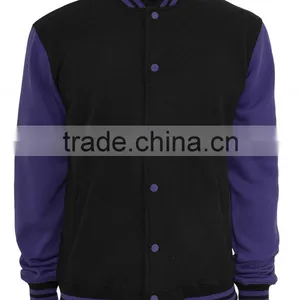 Team Wool Leather Varsity Letterman Jacket Red Black thumbnail-1