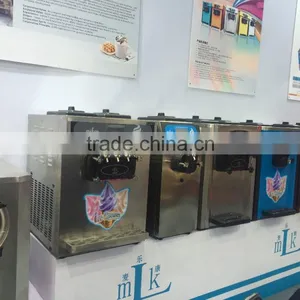 Three Flavors Table Top Soft Serve Ice Cream Machine/High Quality Table Top Soft Serve Ice Cream Machine thumbnail-5