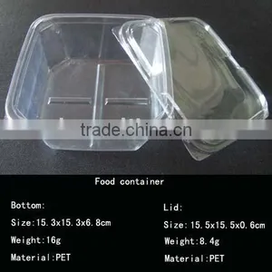 Transparent Plastic Food Container thumbnail-1
