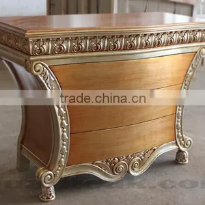 Antique Chest Of Drawers With Gilded Finish thumbnail-2