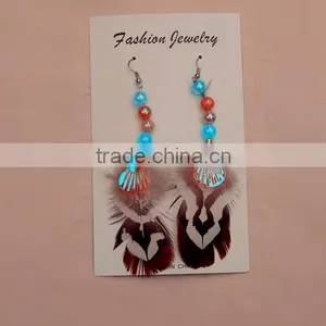 The Elegent Beautiful Feather Eardrop thumbnail-3