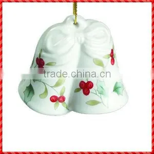 2013 New Exquisite Workmanship Custom Decal Hanging Ceramic Bell thumbnail-1