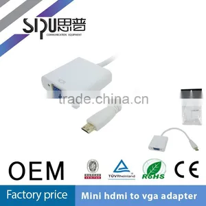 SIPU White Color 9 Years Factory Wireless Mini Hdmi to Vga Adapter Cable thumbnail-1