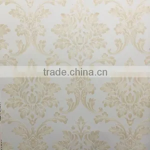 Embossed Wallpaper With Beautiful Pear Gloss European Flowers thumbnail-5