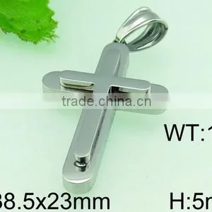 Cheap Stainless Steel Pendant Modern Western Unique Cross Pendant for Men thumbnail-1