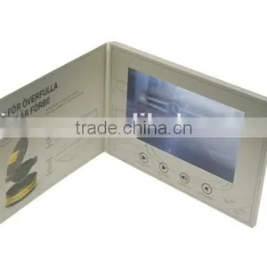 Hot Sale 10 Inch A4 Paper Card Lcd Video Invitation Card for Greeting thumbnail-6