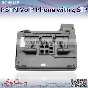 SC-6012P Professional Microphone Headsets IP Phone With PSTN Support 4 SIP Lines thumbnail-6