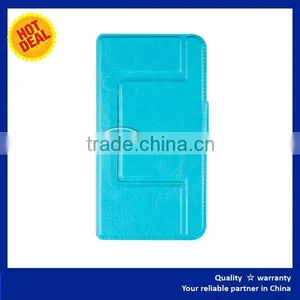 Manufacturer Leather Phone Case With Two Window Leather Cell Phone Case for ZTE , LG ,HTC thumbnail-2