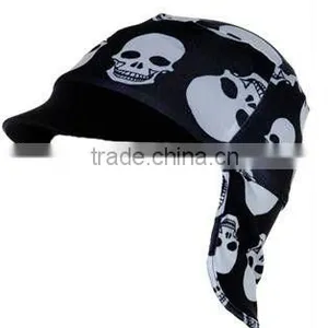 Skull Print Boy Kids Sun Hats thumbnail-1