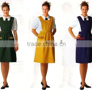 Hot Selled 100%cotton Adjustable Apron Uniform thumbnail-1