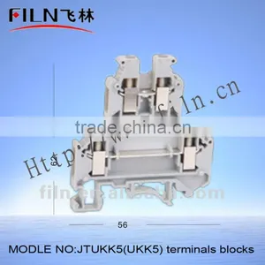 White Color Screw Type JTUKK5 Busbar Terminal Block thumbnail-1