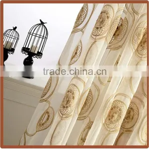 Home Decoration Poly Cotton Embroidery Window Curtain / Window Drapes thumbnail-6