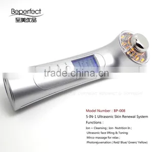 Mini Home Face Facial Massager Beauty Health Care Device Ultrasonic Ion Cleanser Whitening Anti Acne thumbnail-6
