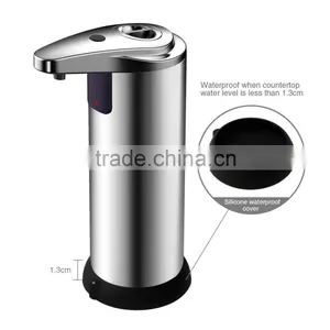 Kitchen Stainless Steel Automatic Sensor Liquid Soap Dispenser thumbnail-2