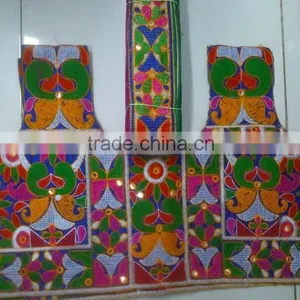 Embroidery Blouse Patches With Lace thumbnail-1