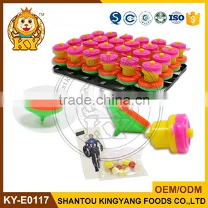 Funny Top Toy With Compressed Candy Toy Confectionery thumbnail-1