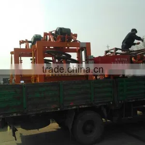 Simple Operation QTJ4-40 Machine to Make Concrete Blocks Cement Hollow Brick Machinery Profitable Business in Spanish thumbnail-3