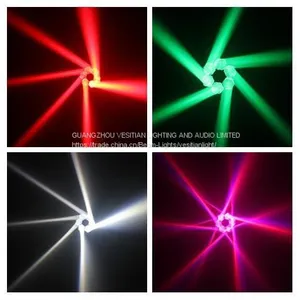 Mini Moving Head Light 6PCSx10W RGBW 4in1 LED Bee 6Eyes Strobe Light for Bar thumbnail-5