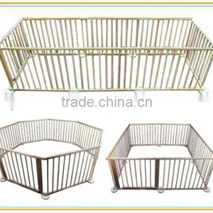 Classical European Design Wood Baby Playpen thumbnail-2