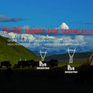 MEGATRO 750KV 7A1-ZB1 Tangent Type Transmission Tower thumbnail-2