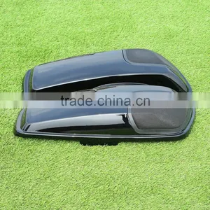 Saddlebag Lid Speaker Cutouts w/ Grill For Harley Davidson Touring FLT 2014-2017 thumbnail-2