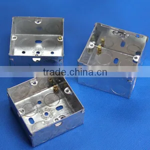 BS4662 Standard 3x3 One Gang GI Box 35mm Deep Switch Wall Box thumbnail-6