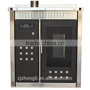 Cast Iron Wood Cook Stove 21kw Wood Pellet Cooking Stove Smokeless Wood Burner thumbnail-1