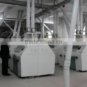 30tpd., 50tpd, 100tpd Low Noise Wheat Flour Mill for Fine Wheat Flour thumbnail-5