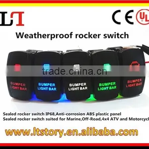 Blue Illuminated 12v Rocker Switch thumbnail-2