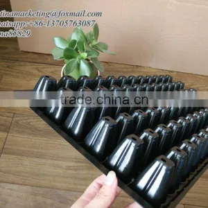 Hydroponics Plastic Nursery Seedling Pots, Nursery Seedling Tray for Seed Germination System thumbnail-6