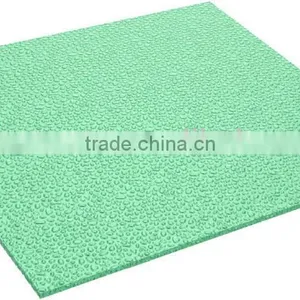 Opaque Lower Temp Plastic Polycarbonate Embossed Sheet (Ti-Lite Metallic Green Solid Embossed) thumbnail-3
