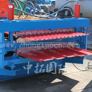 Double Layer Trapezoidal Roof Manufacturing Machine thumbnail-5