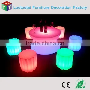 PE Remote Control Battery Operated LED Apple Bar Chair thumbnail-6