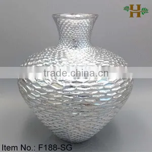Mercury Heart Shaped Glass Wedding Vases Expensive thumbnail-1