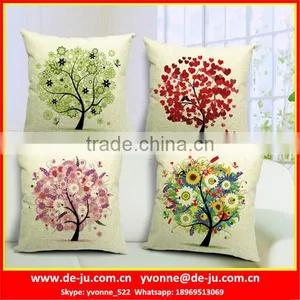 Colorful Tree Cushion Cover For Office Chair thumbnail-1