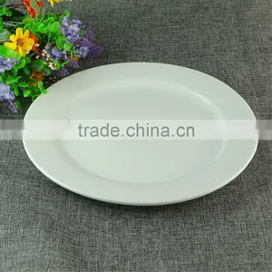 2016 China High Quality White Round DInner Plates Wholesale Porcelain Ceramic Plate Restaurant Use thumbnail-2