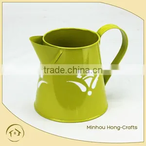 Metal Garden Watering Can Flower Pot thumbnail-1