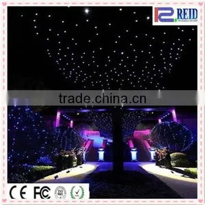 Soft White Black Curtain Stage Decoration Wedding Rgb Led Star Cloth for Party thumbnail-1