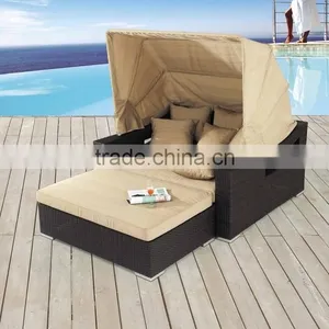 Luxury Outdoor Wicker Rattan Lounge thumbnail-1