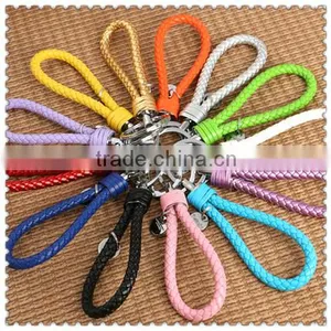 Leather Cord Key Chain, Leather Neck Strap,colorful Car Neck Strap thumbnail-1