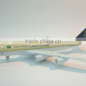 Metal B747 Saudi Arabian Airplane Model thumbnail-1